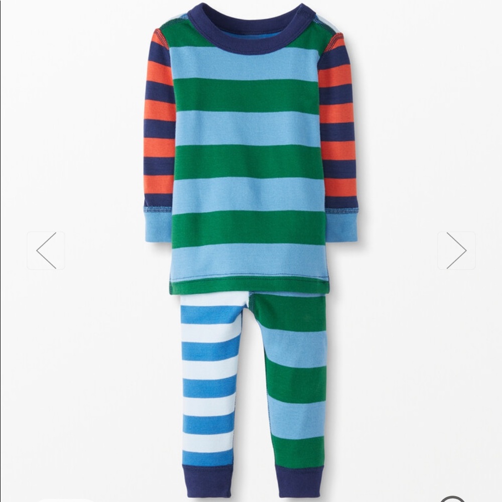 Hanna Andersson Mix it Up “Long John Pajamas, NEW